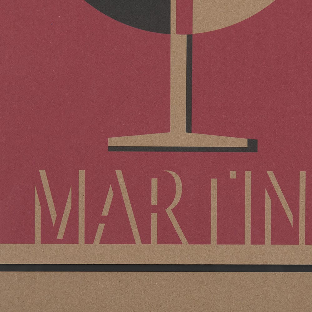 Mercana - Martini by Simeng a Framed Art Print Matted under Glass - 14187 view 6
