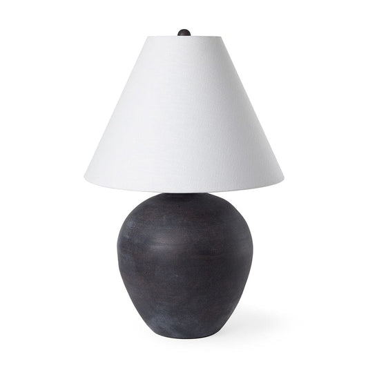 Mercana - Marvin Black Ceramic Table Lamp - 70166 view 1