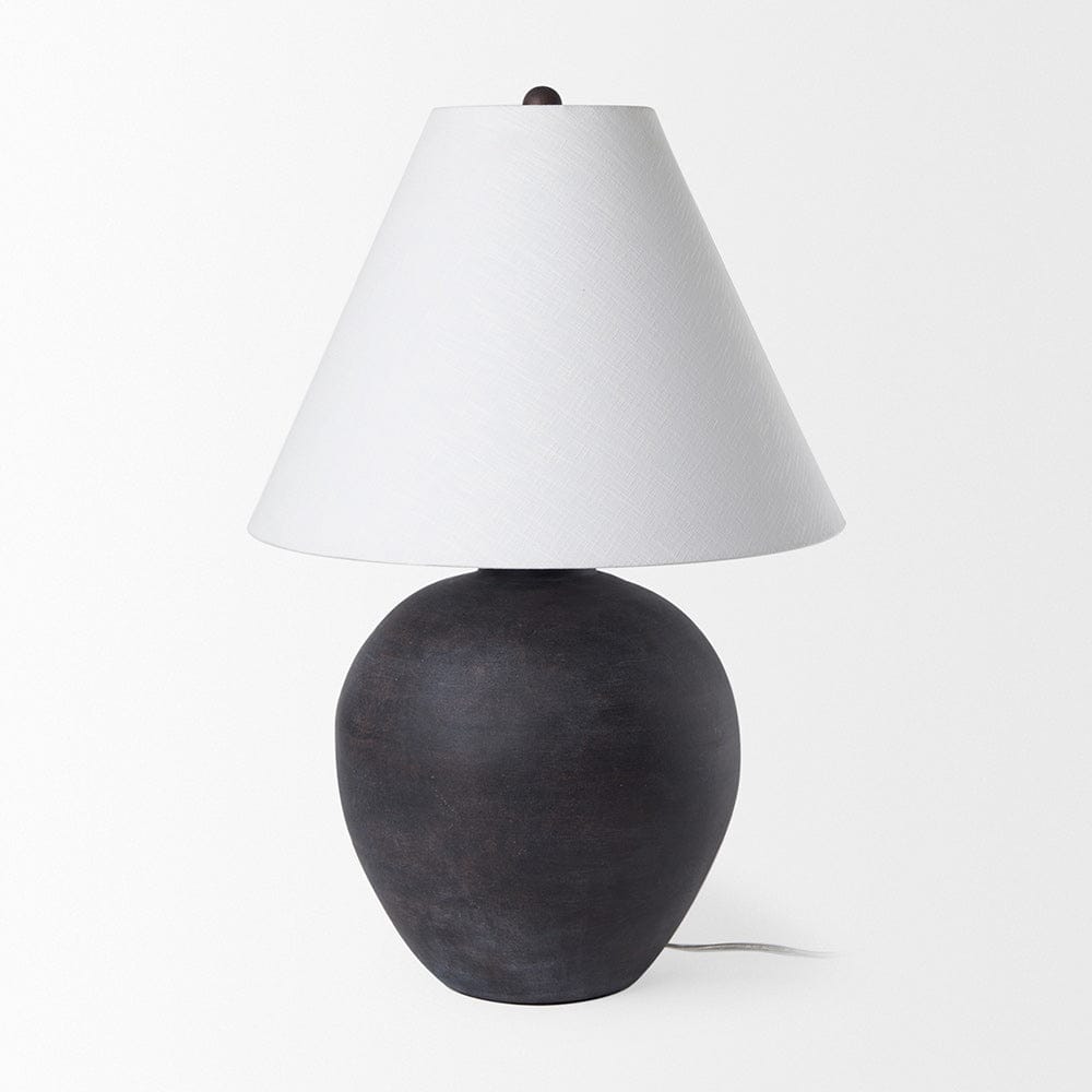 Mercana - Marvin Black Ceramic Table Lamp - 70166 view 2