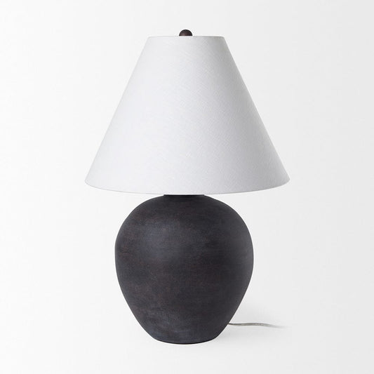 Mercana - Marvin Black Ceramic Table Lamp - 70166 view 2