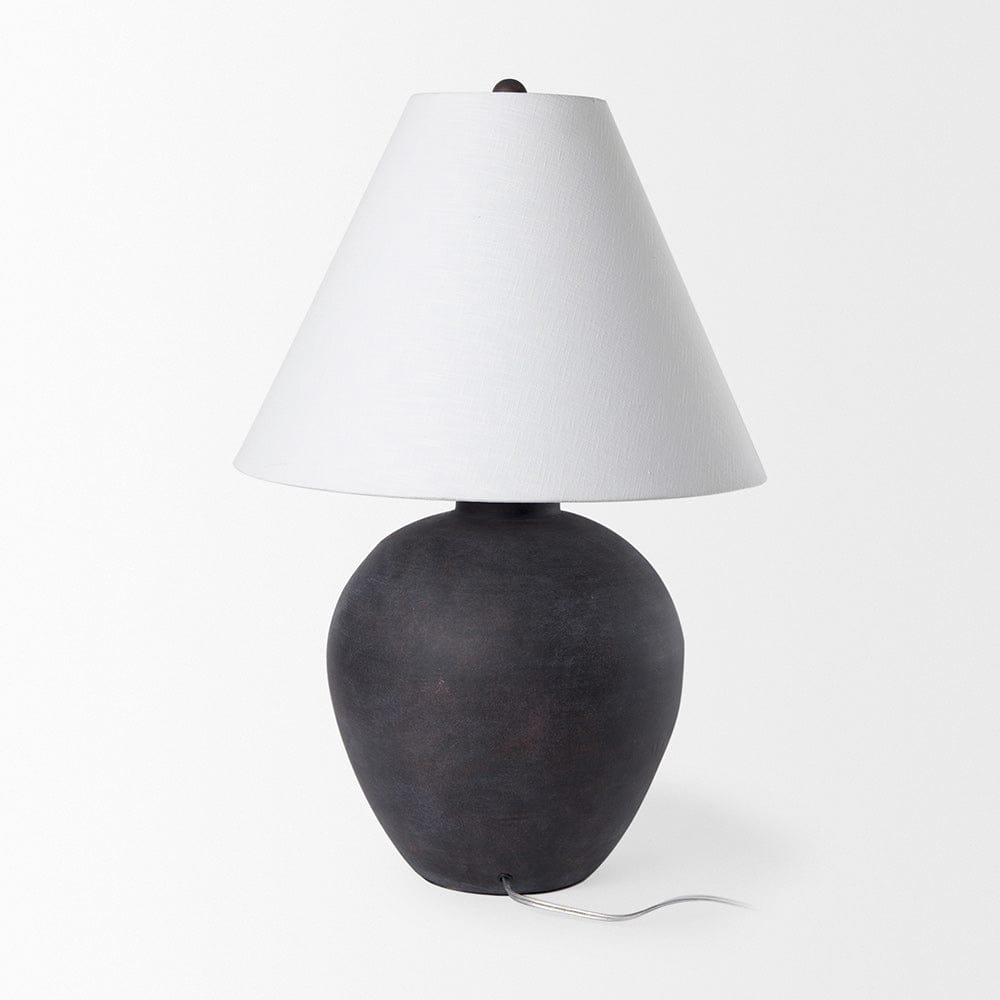 Mercana - Marvin Black Ceramic Table Lamp - 70166 view 3