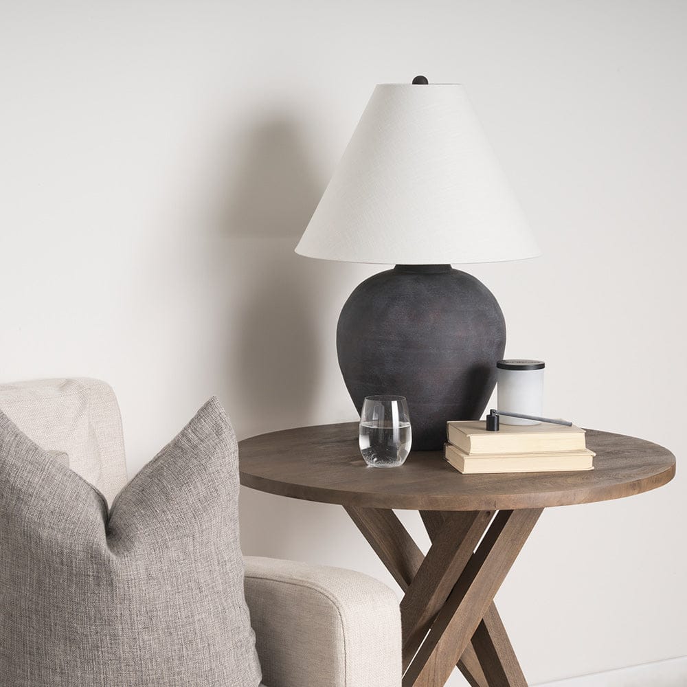 Mercana - Marvin Black Ceramic Table Lamp - 70166 view 9