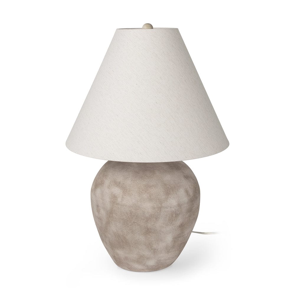 Mercana - Marvin Taupe Ceramic Table Lamp - 70167 view 1