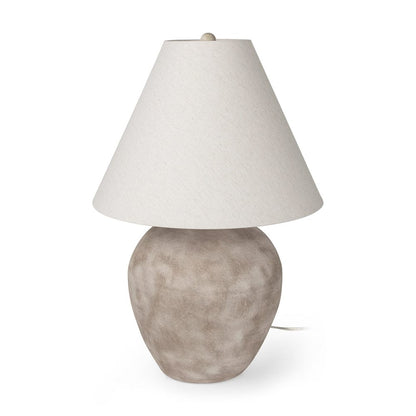 Mercana - Marvin Taupe Ceramic Table Lamp - 70167 view 1