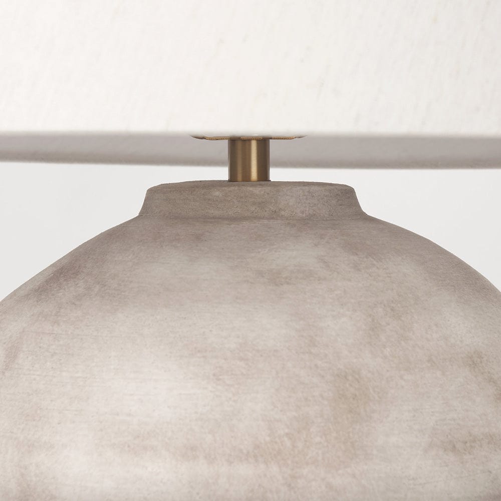 Mercana - Marvin Taupe Ceramic Table Lamp - 70167 view 6