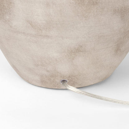 Mercana - Marvin Taupe Ceramic Table Lamp - 70167 view 8