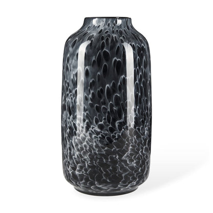 Mercana - Masai Large Black Mottled Glass Vase - 70350 view 1