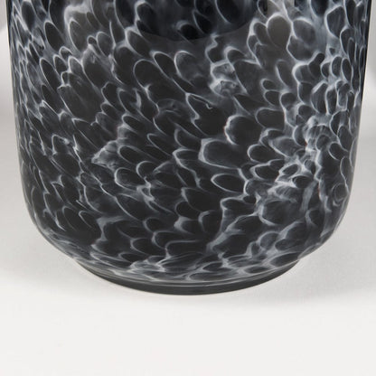 Mercana - Masai Large Black Mottled Glass Vase - 70350 view 7