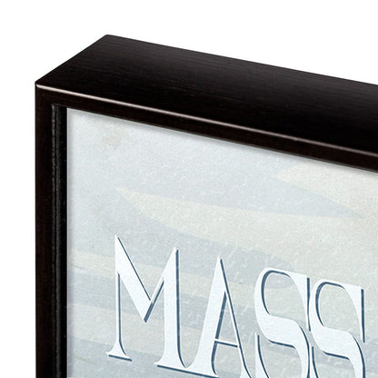 Mercana - Massachusetts Go USA SM by Mercana Studio a Hand Embellished Decograph Framed Art Print - 13671 view 4