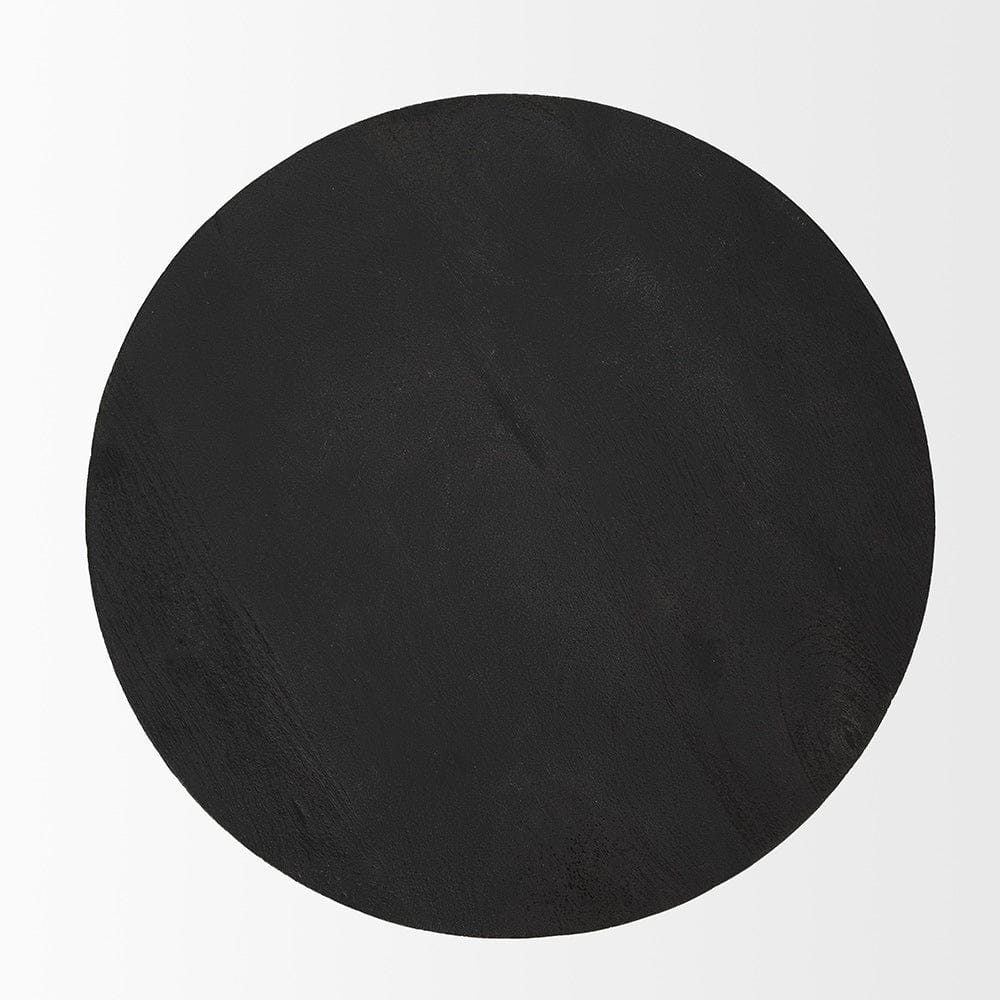 Mercana - Mattius Black Wood Accent Table - 70110 view 4