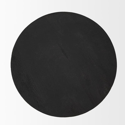 Mercana - Mattius Black Wood Accent Table - 70110 view 4