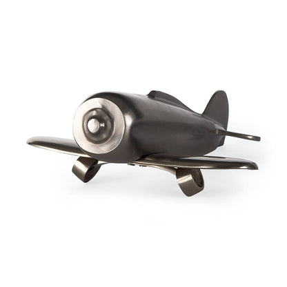 Mercana - Maverick II 13L x 11W Gray Metal Fighter Plane - 68955 view 1
