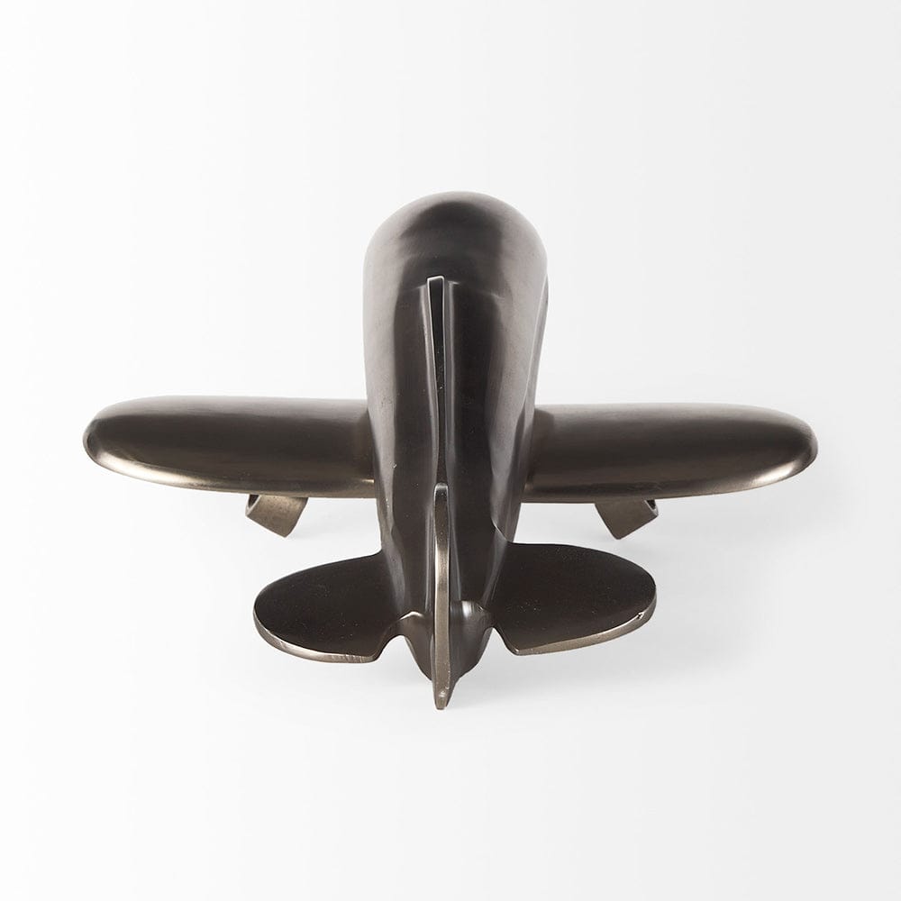 Mercana - Maverick II 13L x 11W Gray Metal Fighter Plane - 68955 view 7