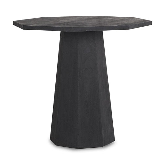 Mercana - Maxine Hexagonal Black Wood Foyer Table - 70165-AB view 1