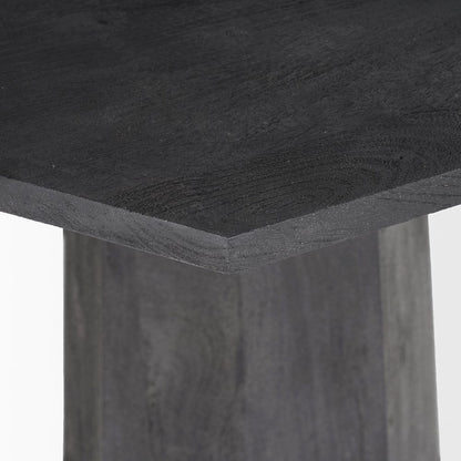 Mercana - Maxine Hexagonal Black Wood Foyer Table - 70165-AB view 5