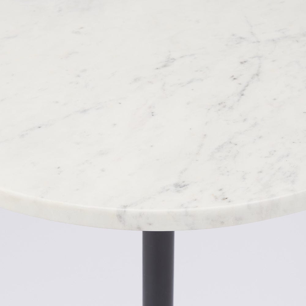 Mercana - Maxwell Marble Top Pedestal End/Side Table - 69975-AB view 4