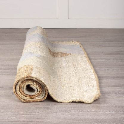 Mercana - Mayson 5x8 Cream Multi-Colored Honeycomb Pattern Area Rug - 69761_CLOSEOUT view 2