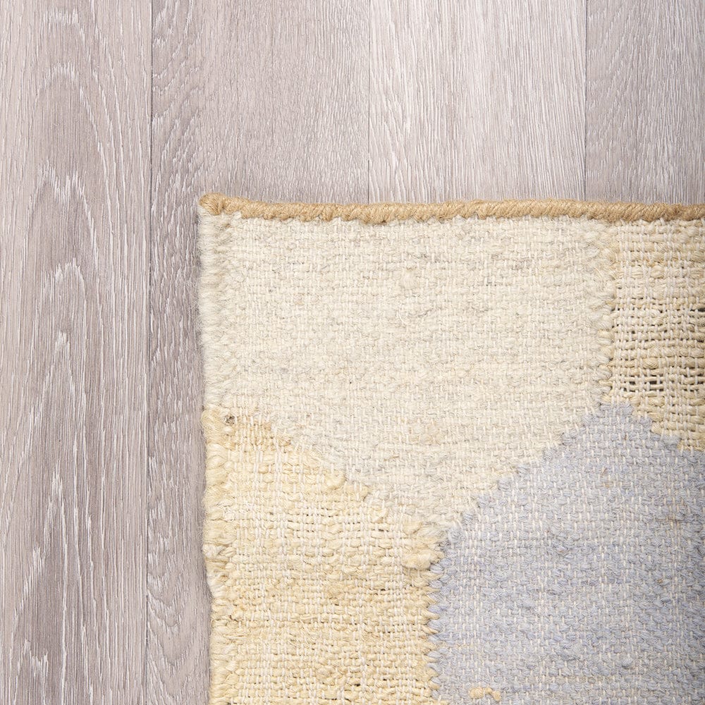 Mercana - Mayson 5x8 Cream Multi-Colored Honeycomb Pattern Area Rug - 69761_CLOSEOUT view 4