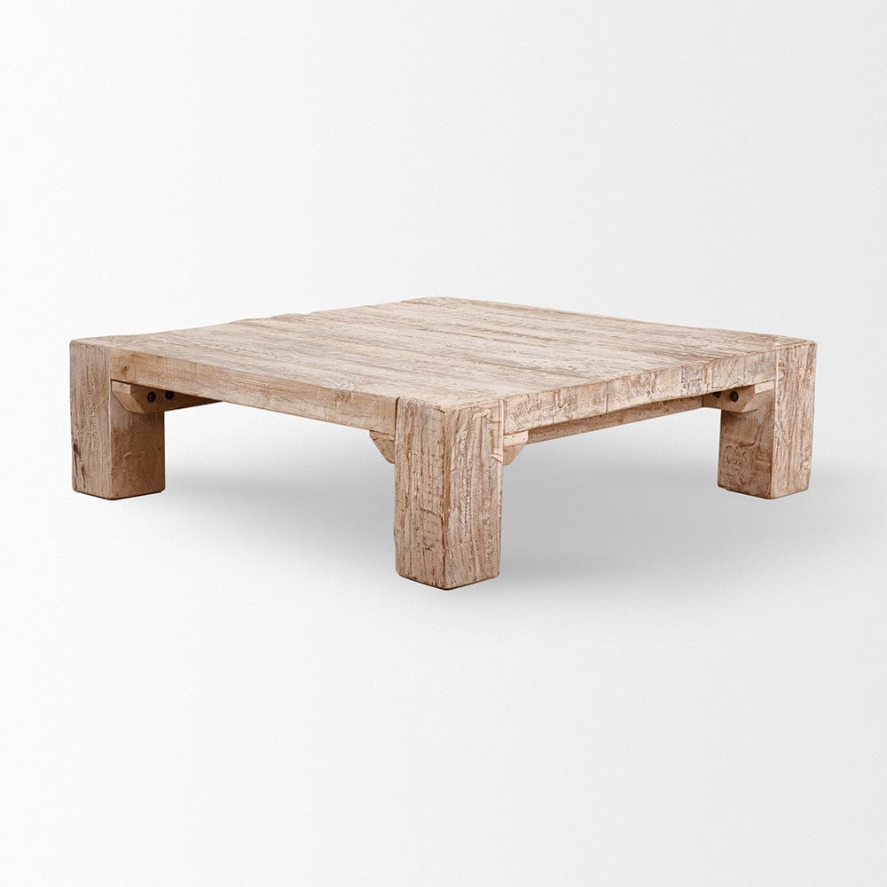 Mercana - McArthur 48x48 Square Reclaimed Solid Wood Coffee Table - 68448 view 2