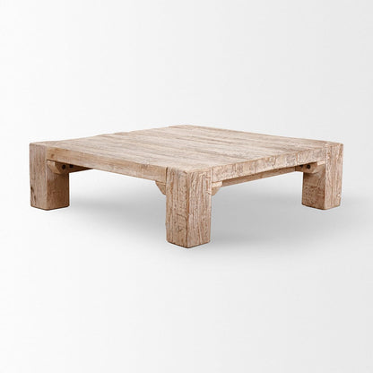 Mercana - McArthur 48x48 Square Reclaimed Solid Wood Coffee Table - 68448 view 2