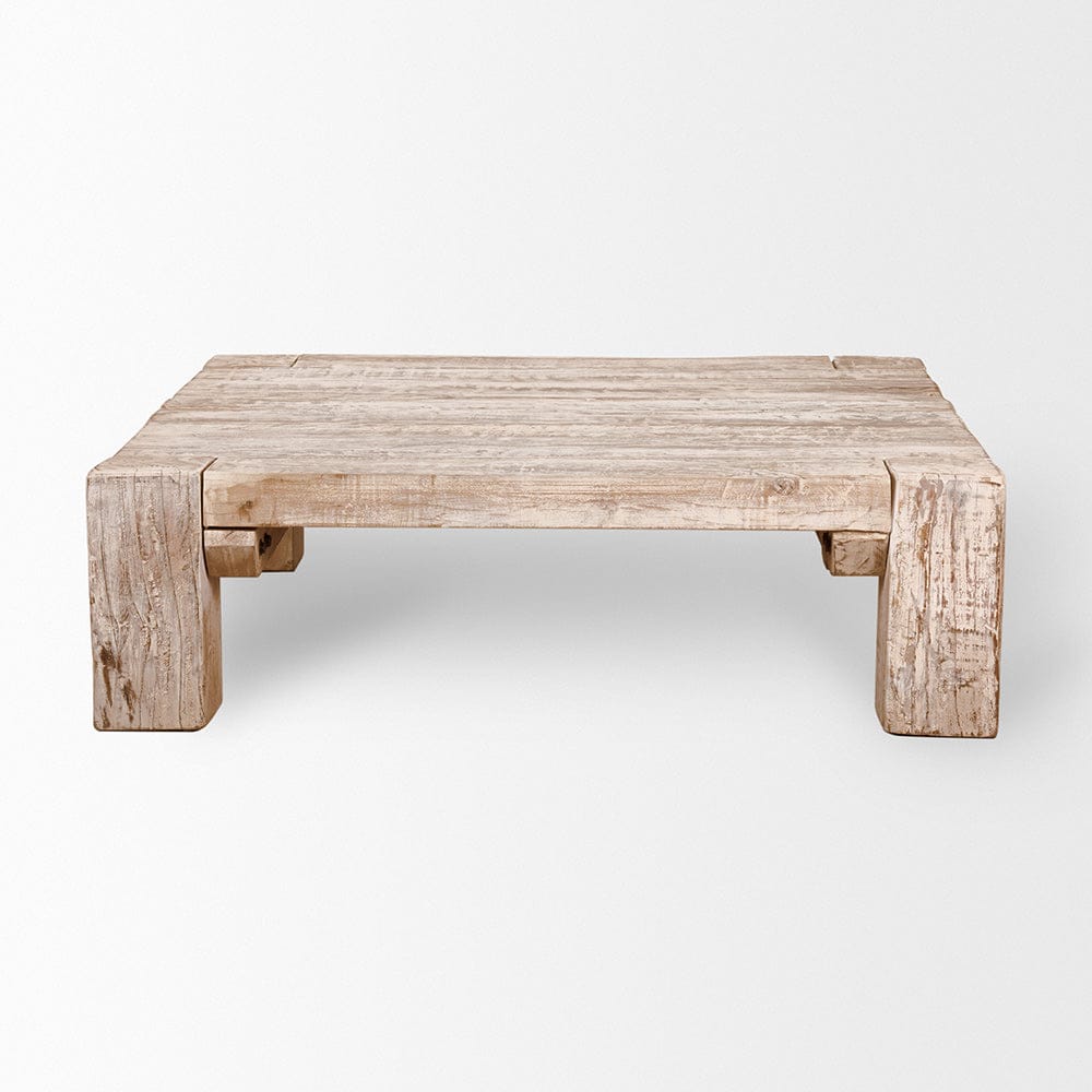 Mercana - McArthur 48x48 Square Reclaimed Solid Wood Coffee Table - 68448 view 3