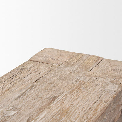 Mercana - McArthur Whitewash Reclaimed Wood Bench - 71035 view 5