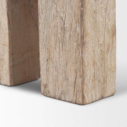 Mercana - McArthur Whitewash Reclaimed Wood Bench - 71035 view 8