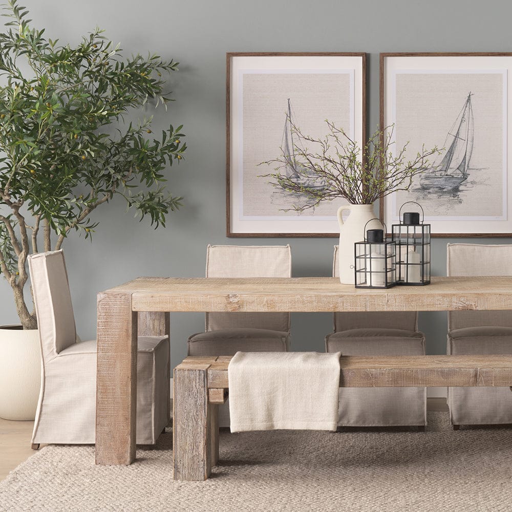 Mercana - McArthur Whitewash Reclaimed Wood Bench - 71035 view 10