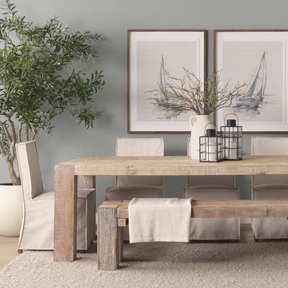 Mercana - McArthur Whitewash Reclaimed Wood Bench - 71035 view 10
