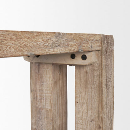 Mercana - McArthur Whitewash Reclaimed Wood Console Table - 71034 view 6
