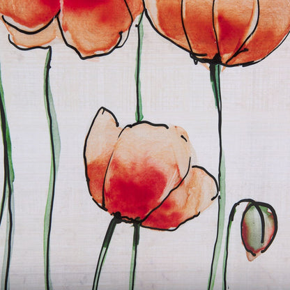 Mercana - Meadow flowers I by Mercana Studio a Hand Embellished Textured Framed Art Print Matted under Glass - 14163 view 6