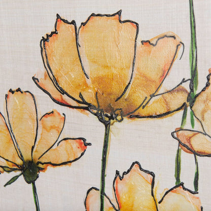 Mercana - Meadow flowers III by Mercana Studio a Hand Embellished Textured Canvas - 102132-S view 7