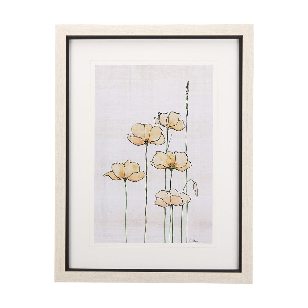 Mercana - Meadow flowers IV by Mercana Studio a Hand Embellished Textured Framed Art Print Matted under Glass - 14166 view 1