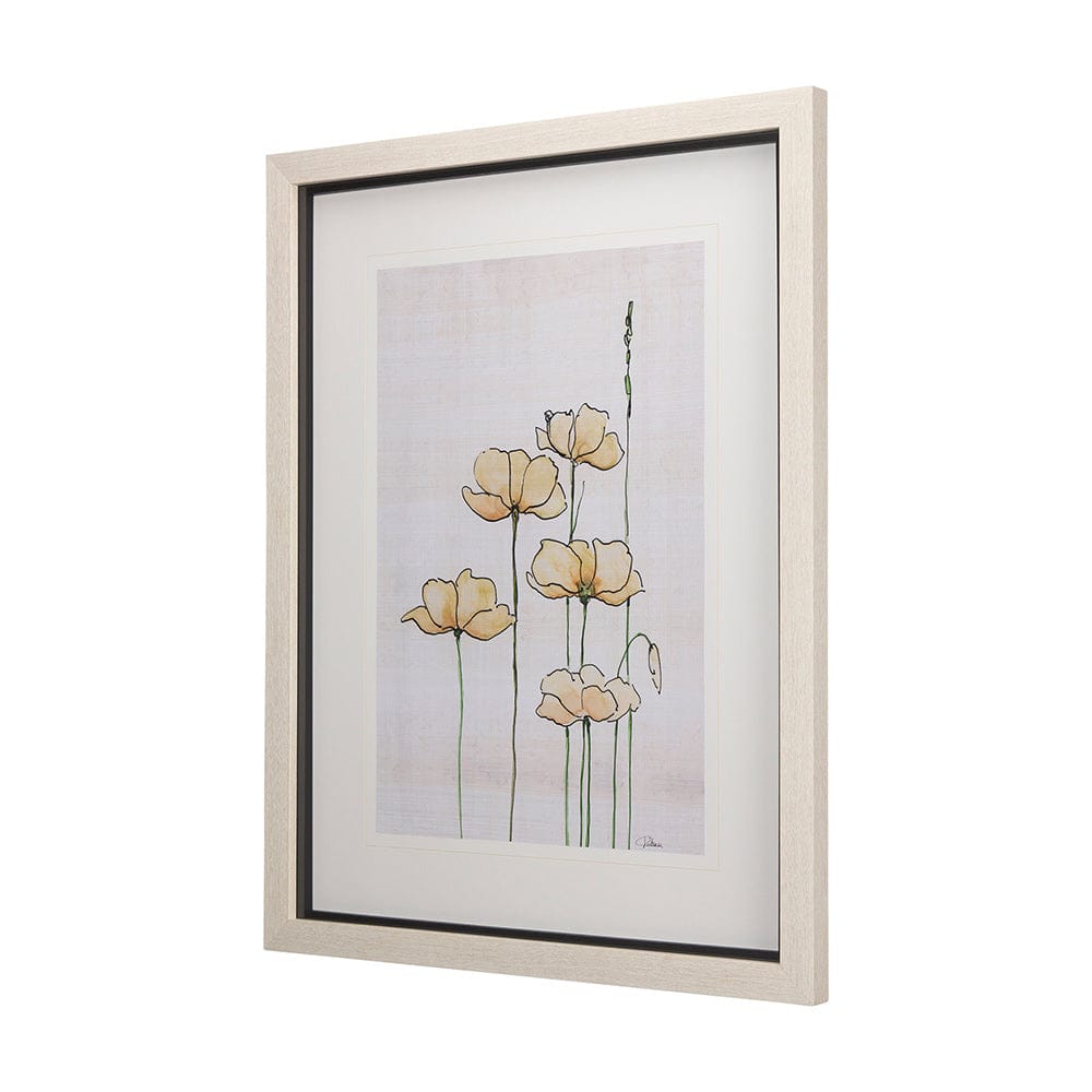Mercana - Meadow flowers IV by Mercana Studio a Hand Embellished Textured Framed Art Print Matted under Glass - 14166 view 2