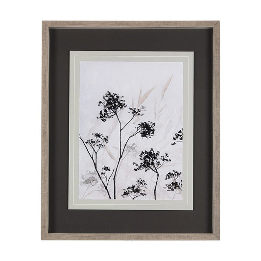 Mercana - Meadow L by Mercana Studio a Hand Embellished Textured Framed Art Print Matted under Glass - 14683 view 1