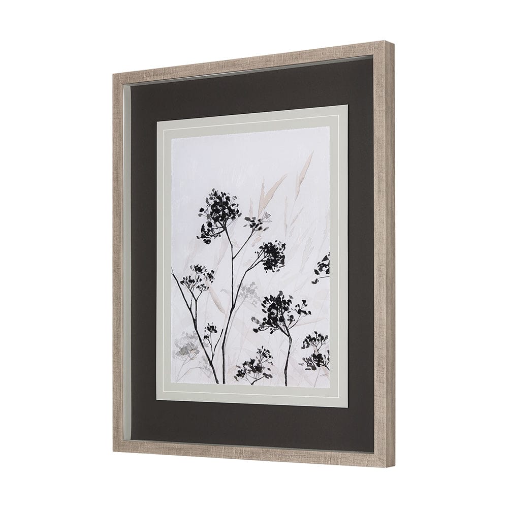 Mercana - Meadow L by Mercana Studio a Hand Embellished Textured Framed Art Print Matted under Glass - 14683 view 2