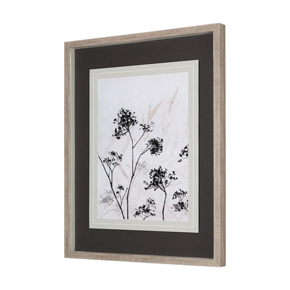 Mercana - Meadow L by Mercana Studio a Hand Embellished Textured Framed Art Print Matted under Glass - 14683 view 2