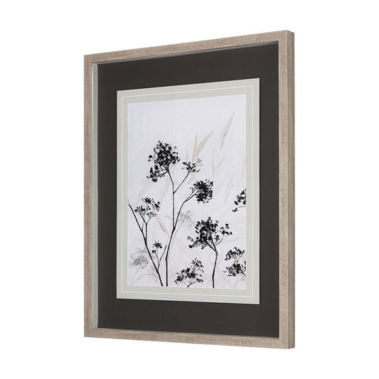 Mercana - Meadow L by Mercana Studio a Hand Embellished Textured Framed Art Print Matted under Glass - 14683 view 2