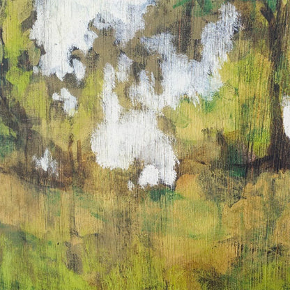 Mercana - Meadow Lands I by Jennifer Goldberger Hand Embellished Textured Framed Art Print Matted under Glass - 10126 view 4