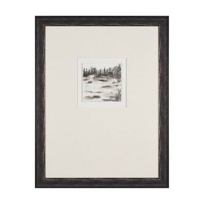 Mercana - Meadow View by Studio M a handmade Original Framed Artwork under Glass - 15103 view 1