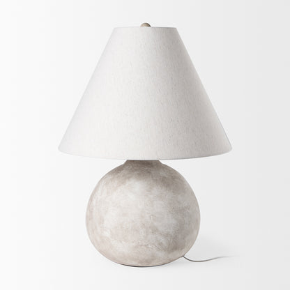 Mercana - Mehdi Cream Ceramic Table Lamp - 70168 view 2