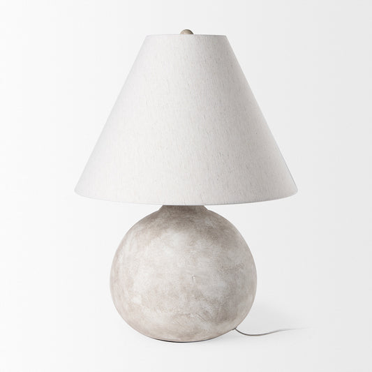 Mercana - Mehdi Cream Ceramic Table Lamp - 70168 view 2