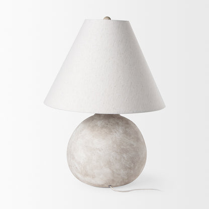 Mercana - Mehdi Cream Ceramic Table Lamp - 70168 view 3