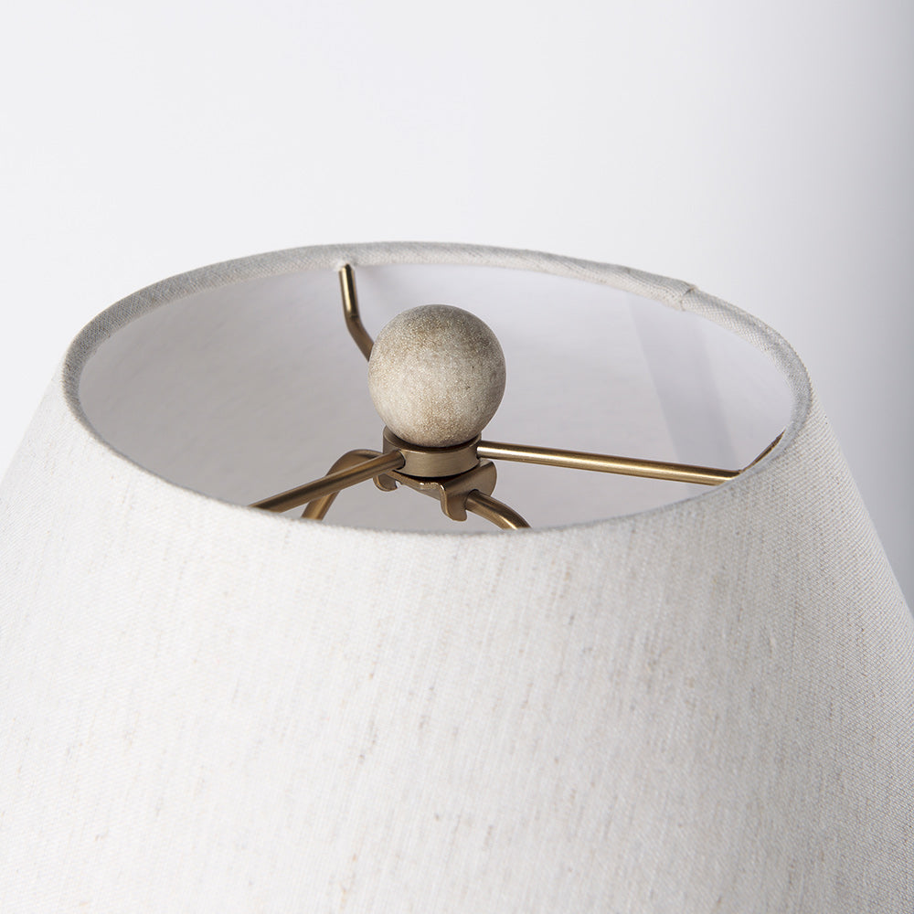 Mercana - Mehdi Cream Ceramic Table Lamp - 70168 view 4