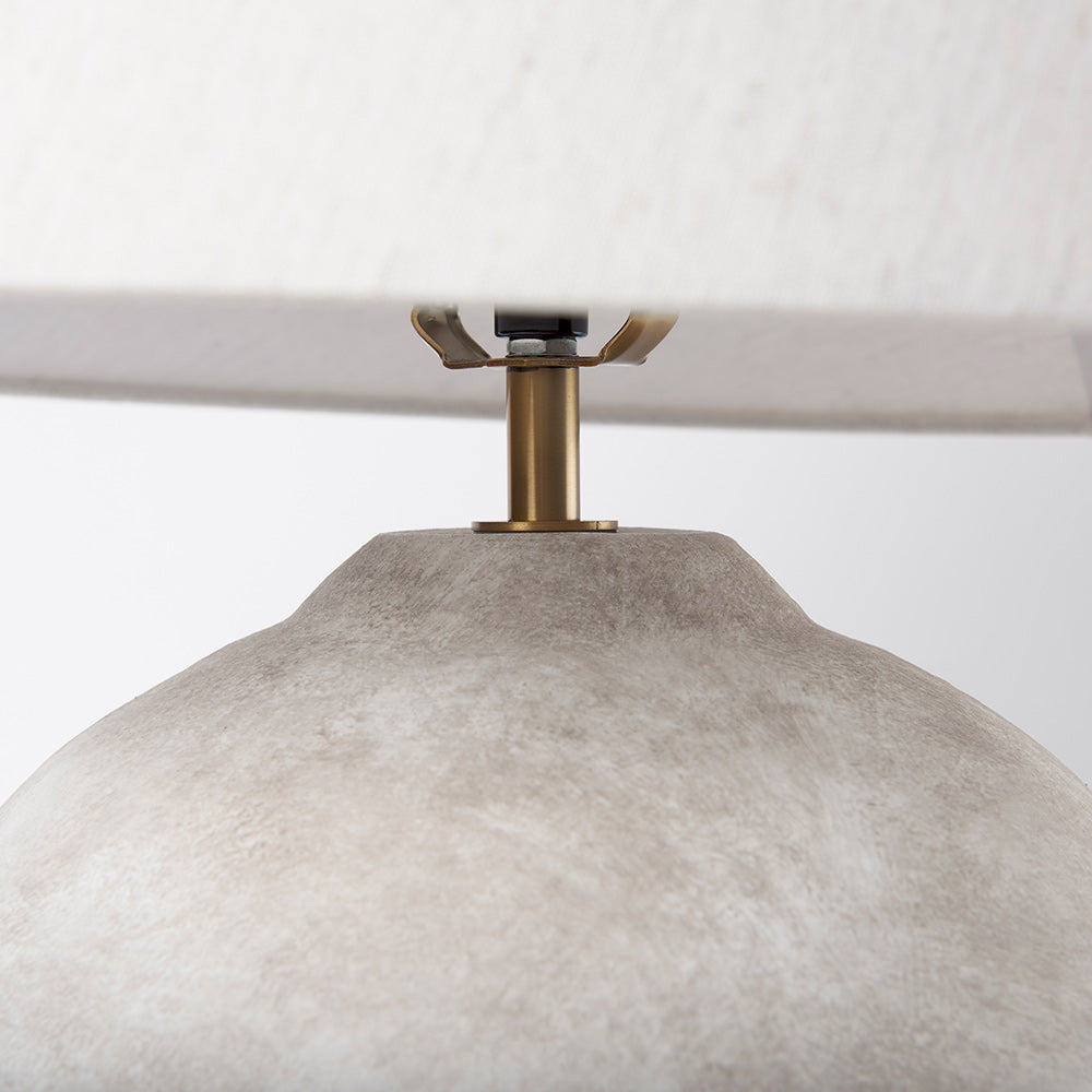 Mercana - Mehdi Cream Ceramic Table Lamp - 70168 view 6