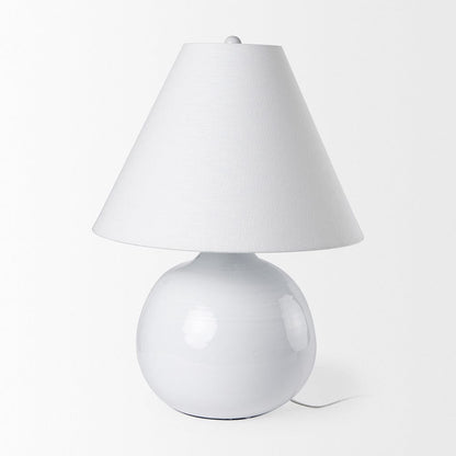 Mercana - Mehdi White Ceramic Table Lamp - 70169 view 2