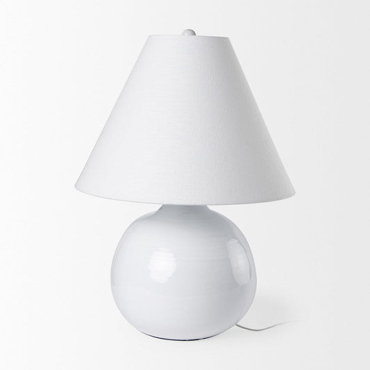 Mercana - Mehdi White Ceramic Table Lamp - 70169 view 2