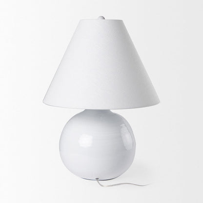Mercana - Mehdi White Ceramic Table Lamp - 70169 view 3