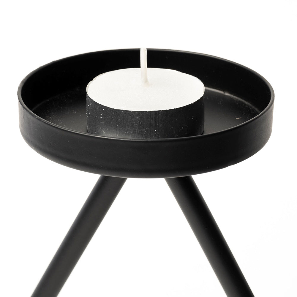 Mercana - Meira Black Metal Seven Votive Table Candle Holder - 68942 view 3