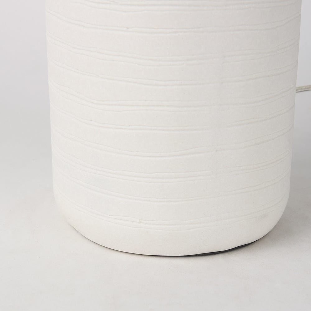 Mercana - Melanie 17.0L x 17.0W x 30.5H White Shade W/White Base Table Lamp - 68340 view 5
